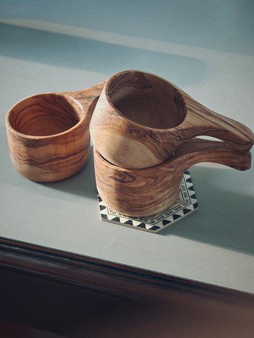 Folksy Finds 手工橄欖木原木杯Kuksa | 露營野餐Bushcraft