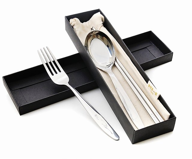 Portable Cutlery Set, Travel Cutlery Set, 3 Piece Cutlery With Cover,  Stainless Steel Cutlery, Custom Name Reusable Cutlery Set 