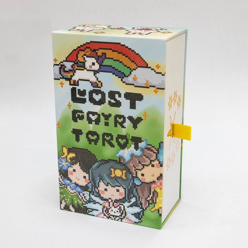 迷蹤精靈塔羅牌 可愛八位素像素新手韋特系原創tarot - 桌遊/牌卡 - 紙 