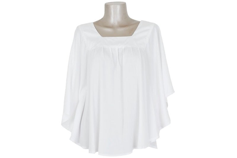 Square Neck Tops <White> - Women's Tops - Other Materials White