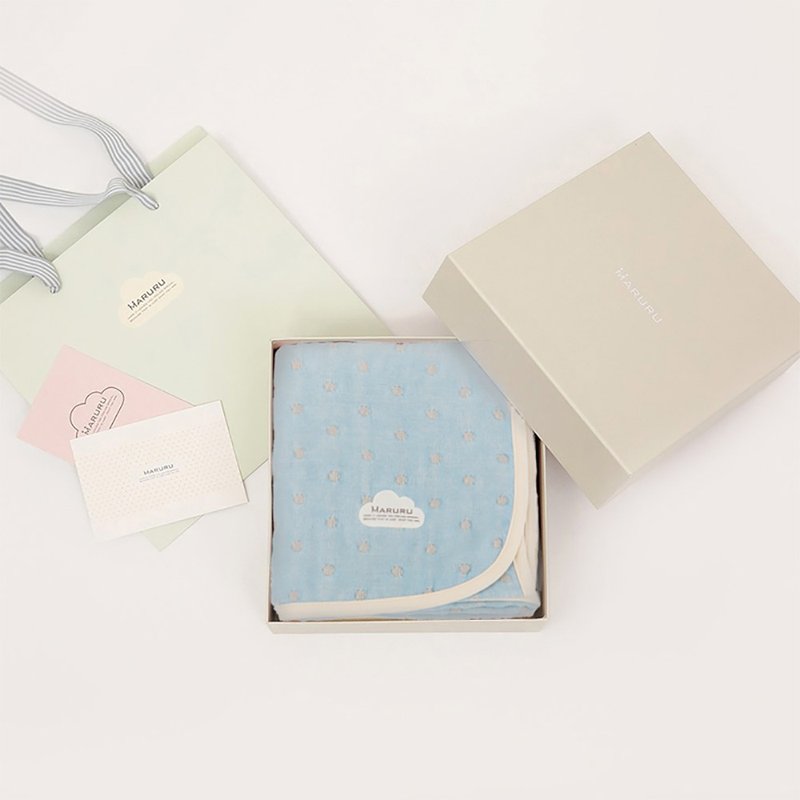 [Gift box set] Japanese-made six-layer gauze quilt-Nordic Starry Sky (S/M) [Newborn gift/birth gift] - ของขวัญวันครบรอบ - ผ้าฝ้าย/ผ้าลินิน 