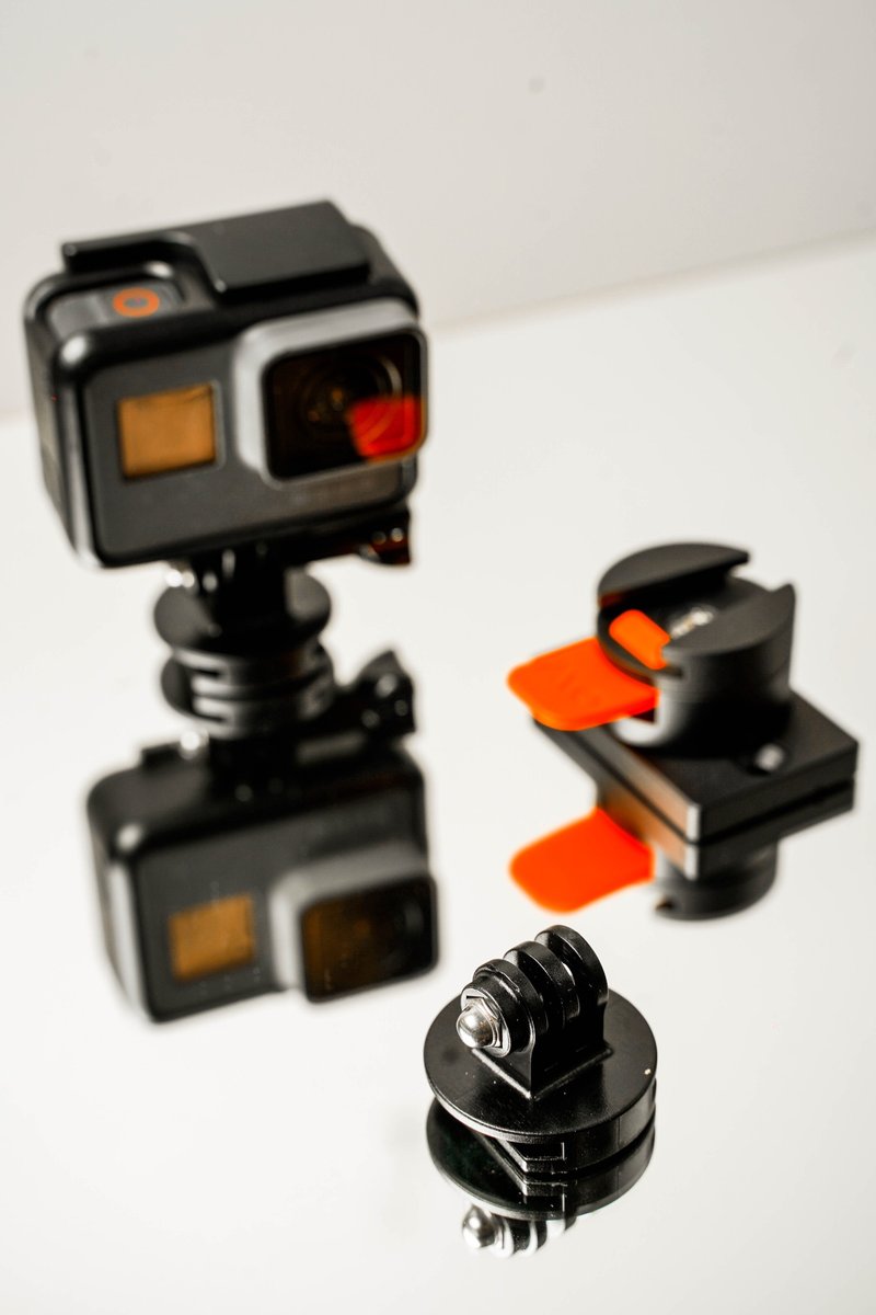 GoPro攝影機配件底座 - 腳踏車/滑板/周邊 - 塑膠 黑色