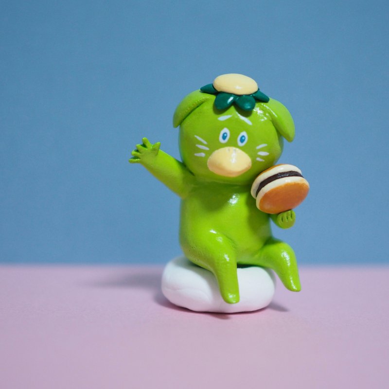 Dorayaki Kappa - 公仔/玩偶 - 黏土 綠色
