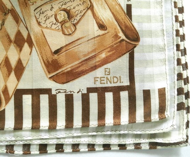 Fendi ヴィンテージ スカーフ レディース ハンドバッグ プリント