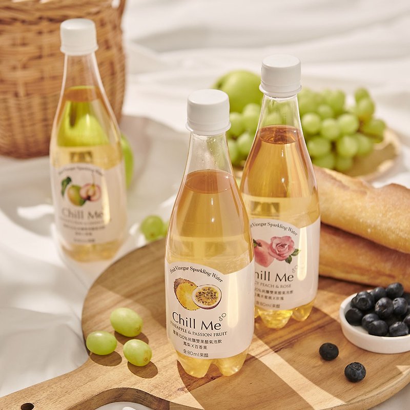 Purchase limit of 1 [comprehensive taste] pure brewed double fruit vinegar sparkling drink 8 pieces (476ml) *expires in June - Vinegar & Fruit Vinegar - Other Materials 