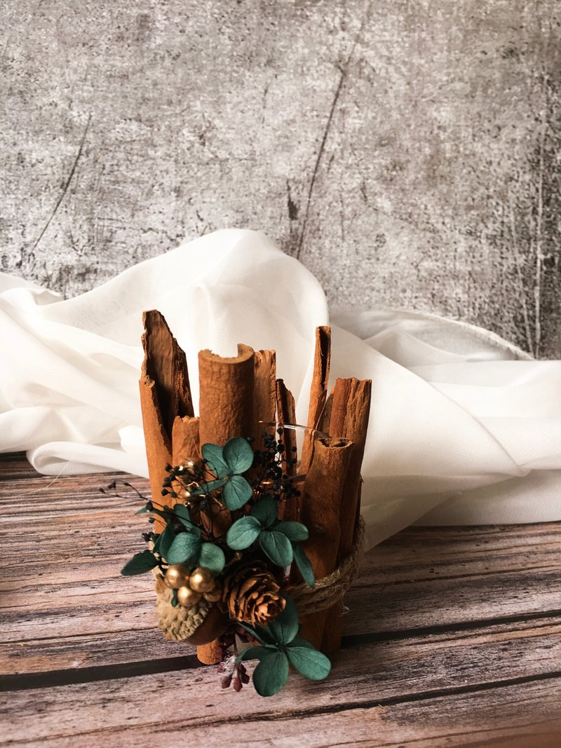 OSÀ | Cinnamon Candle Holder肉桂燭台 + Tea Light Candle茶燭 - 香氛蠟燭/燭台 - 植物．花 多色