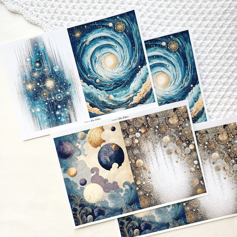 Z429 - a variety of background - 貼紙 - 紙 