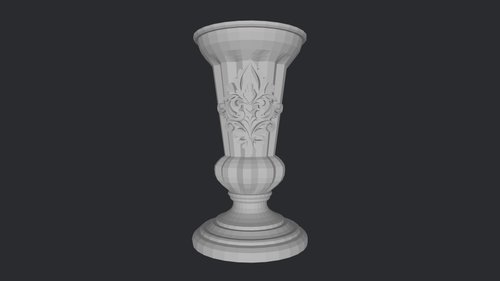 Rina Vellichor Miniatures 3D MODEL Miniature Victorian vase model | Miniature 3D models ready to print