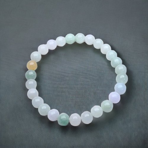 瓔珞珠寶盒 E.L.Jewelry Box 【好運連連】多彩翡翠手珠 | 天然緬甸玉翡翠A貨 | 送禮