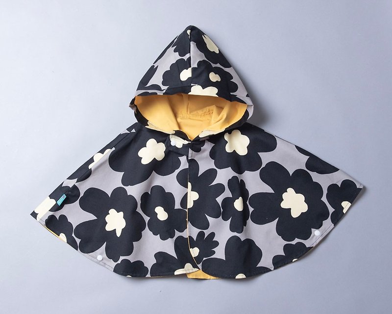 Raincoat Cloak Cloak-(Ears can be added) Hand-made non-toxic coat for babies and children - เสื้อโค้ด - ผ้าฝ้าย/ผ้าลินิน สีน้ำเงิน