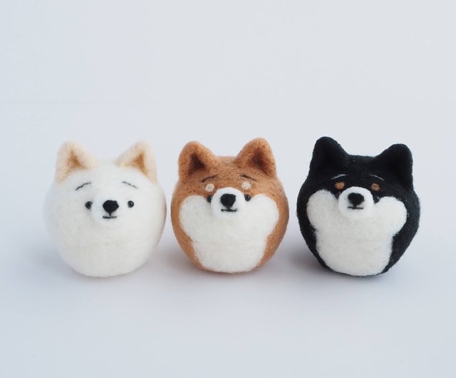 ☆羊毛フェルト 犬 豆柴 柴犬子犬 柴犬 ハンドメイド☆ - ぬいぐるみ