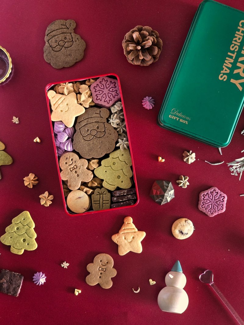 I 經典聖誕鐵盒餅乾 I 聖誕迷你包 I 全手工餅乾 l - 曲奇/餅乾 - 新鮮食材 