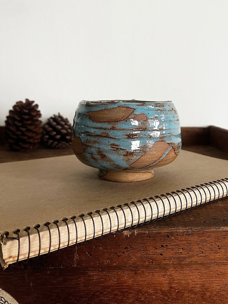 冷嵐 茶碗  陶碗 | 陶器皿 - 茶壺/茶杯/茶具 - 陶 藍色
