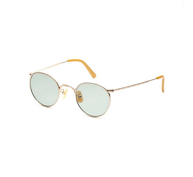 Calee Vintage Type Circle Metal Glasses金屬雕花墨鏡 - 其他 - 其他材質 黑色