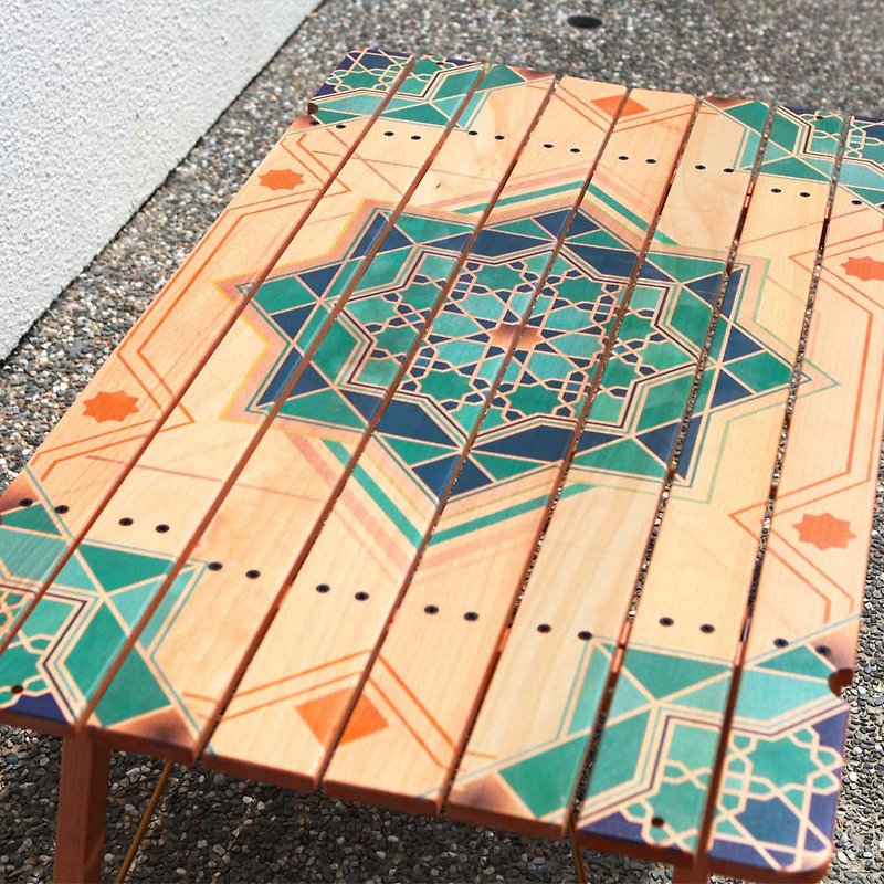 Table FOUR 四折木桌 (波斯) - 餐桌/書桌 - 木頭 咖啡色