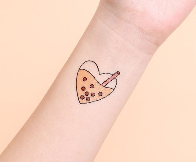 Bubble tea tattoo by Chinatown Stropky  Tattoogridnet