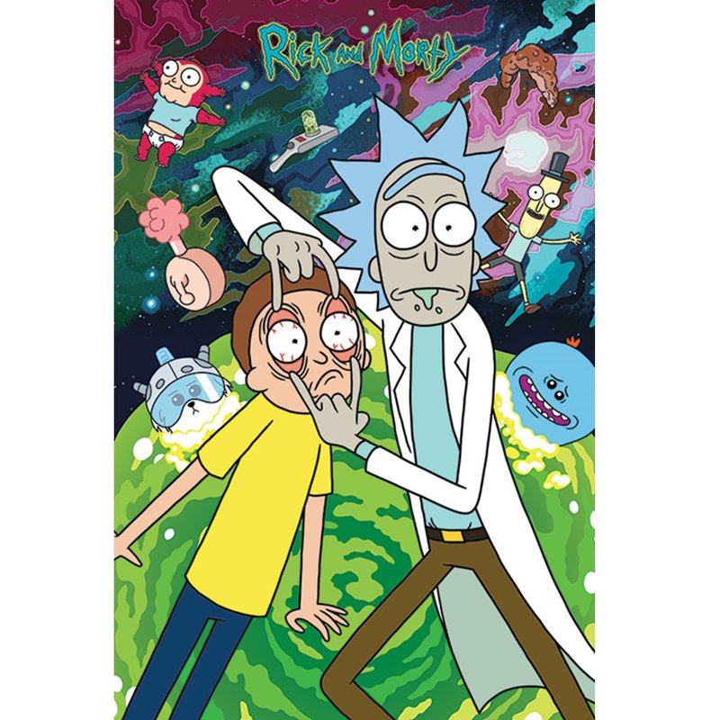 【瑞克和莫蒂】注視 – 英國進口海報 Rick and Morty - 海報/掛畫/掛布 - 紙 多色