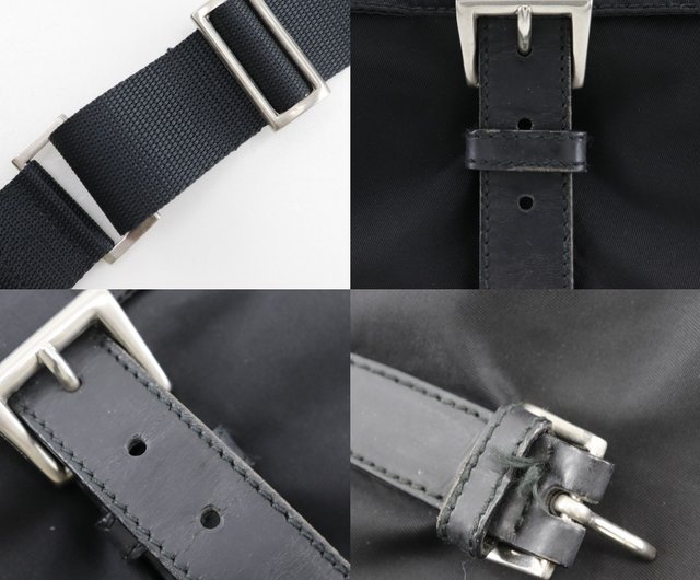 日本直送】プラダ PRADA ショルダーバッグ ナイロン 黒 ユニ