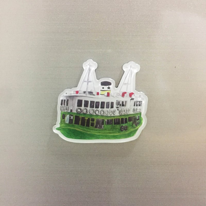 香港交通－天星小輪磁石貼 冰箱貼 - 磁石貼/磁鐵 - 壓克力 