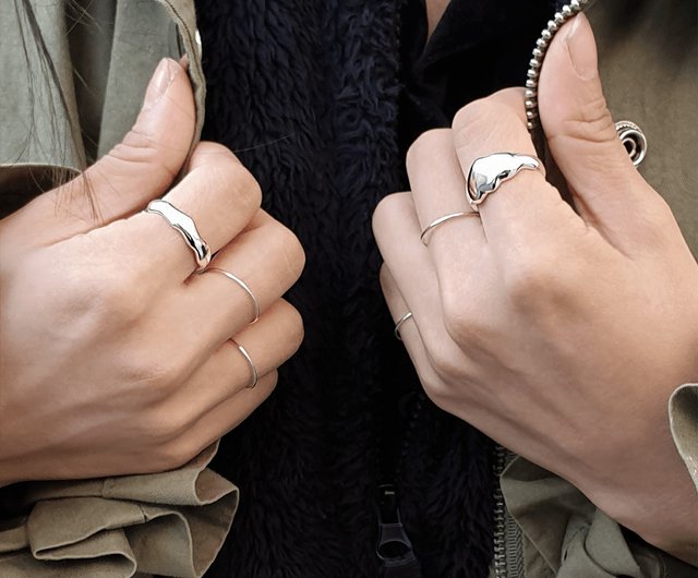 925 スターリングシルバー) クラウドリング (ベーシックバージョン