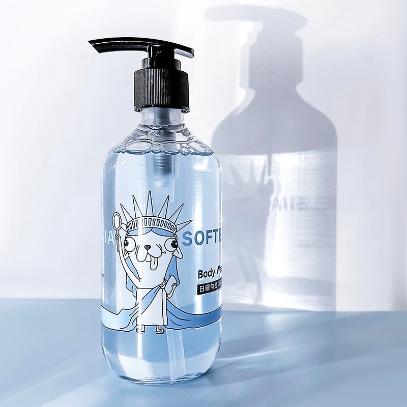 【LOYE x Variant Chihuahua】 Wash and Mu joint series sun-tanning shower gel - ครีมอาบน้ำ - วัสดุอื่นๆ สีน้ำเงิน