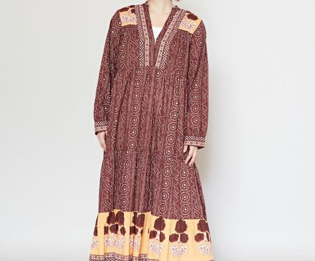 Vintage Indian cotton gauze dress