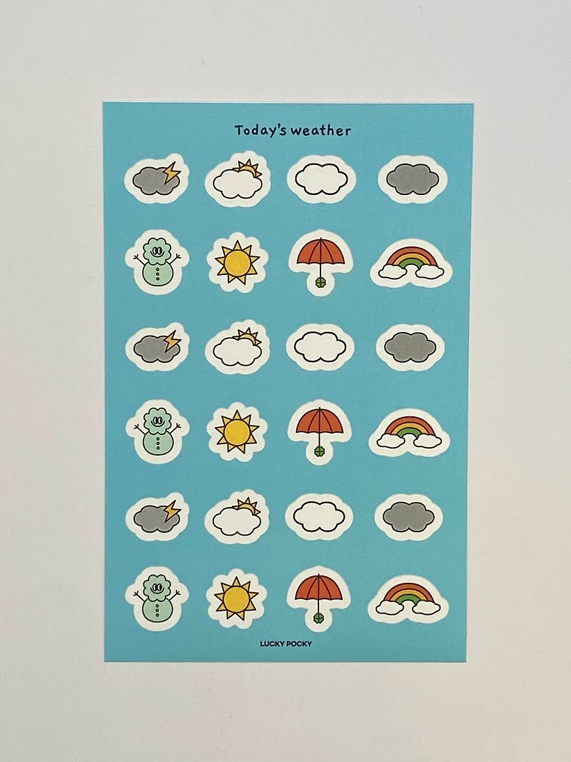 weather removable sticker - Stickers - Paper Green