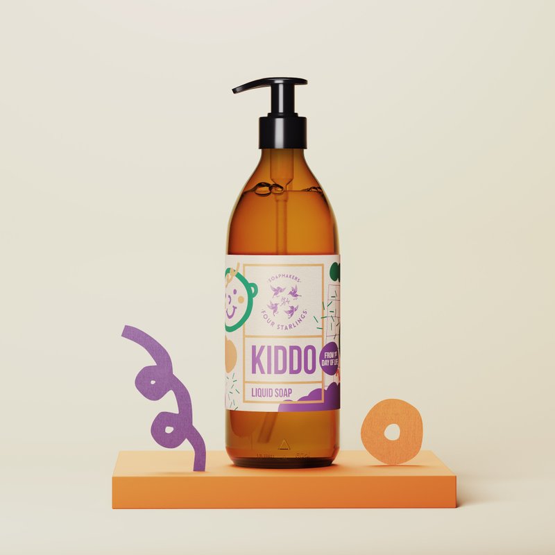 Kiddo Baby Liquid Soap [Suitable for Infants and Toddlers] - Lavender and Dill - Soap - Essential Oils 