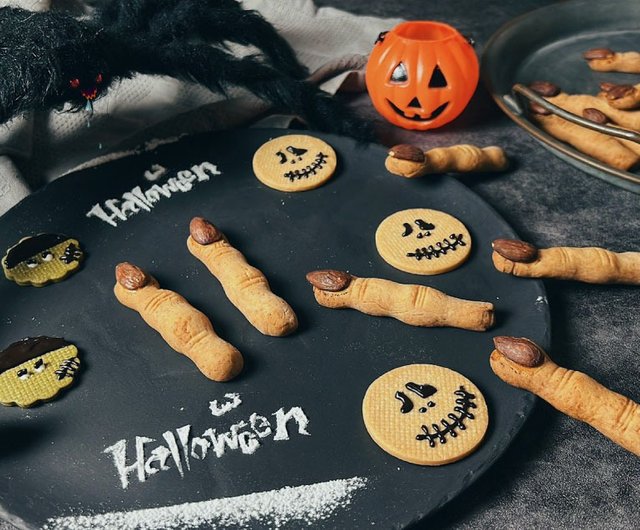 常温発送-ハロウィンにおすすめ】魔女の指クッキーシェアボックス（27