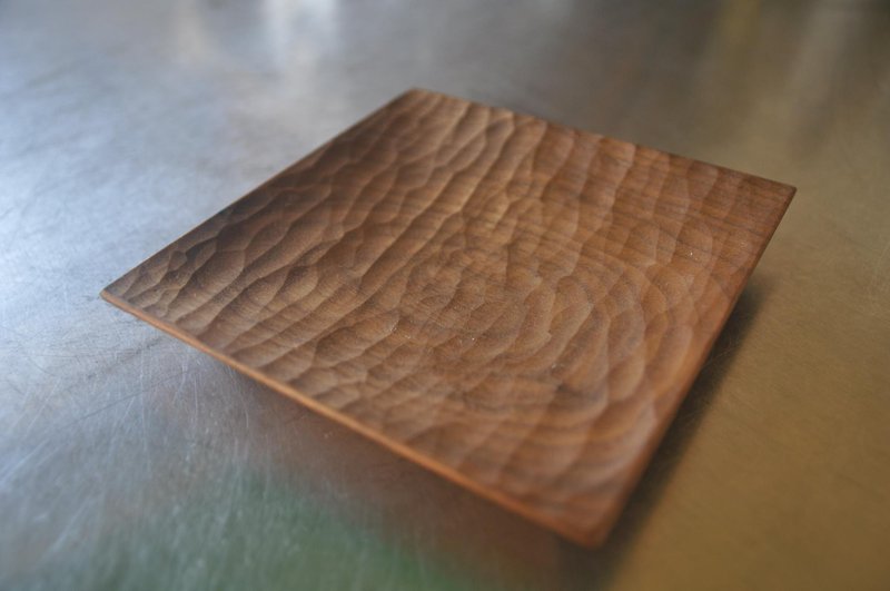 Inside a little deep black walnut plate - Small Plates & Saucers - Wood 