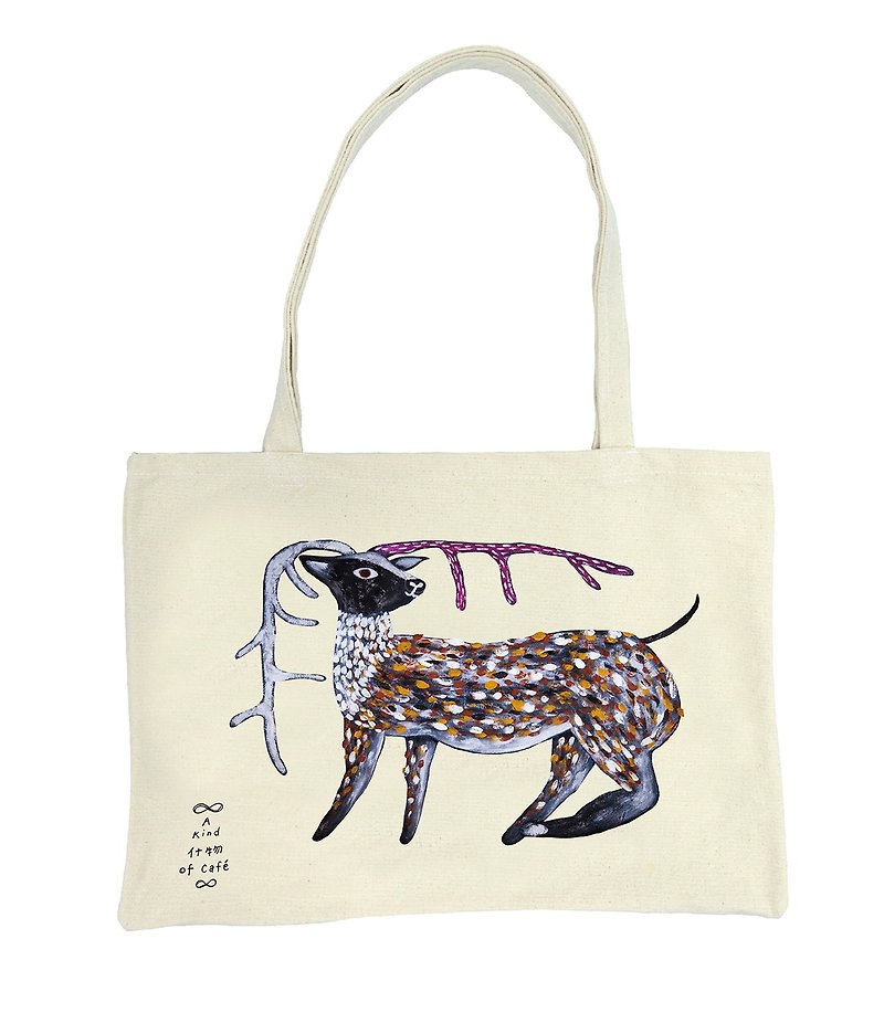 My Deer Tote bag Dear deer-sided tote bag - Messenger Bags & Sling Bags - Other Materials White