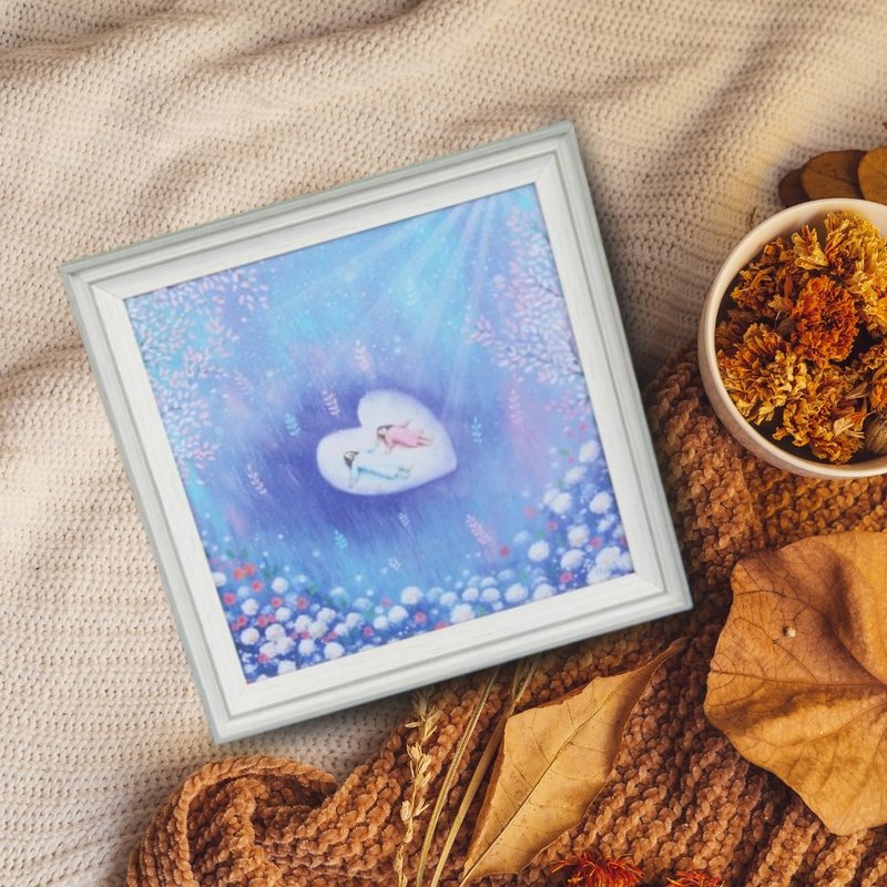 正方福音畫 在主裡有真平安 - 擺飾/家飾品 - 其他材質 多色