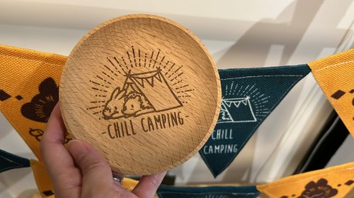 Mr. Mochi Daily 麻糬君的日常 兔子刺蝟Chill Camping 點心小木碟