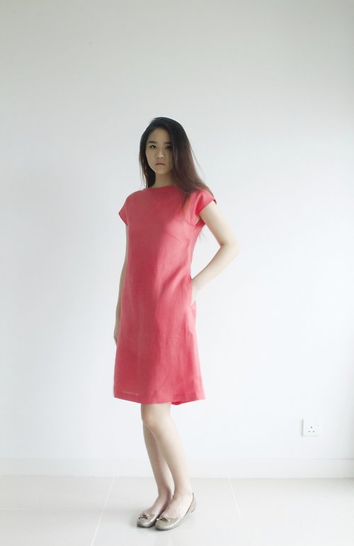 evelinendesigns linen dress / linen clothing / linen for women / short dress E 40 D