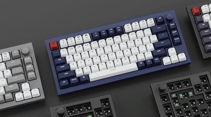 Keychron Q1 Custom Mechanical Keyboard (Knob Version) - Computer Accessories - Aluminum Alloy 