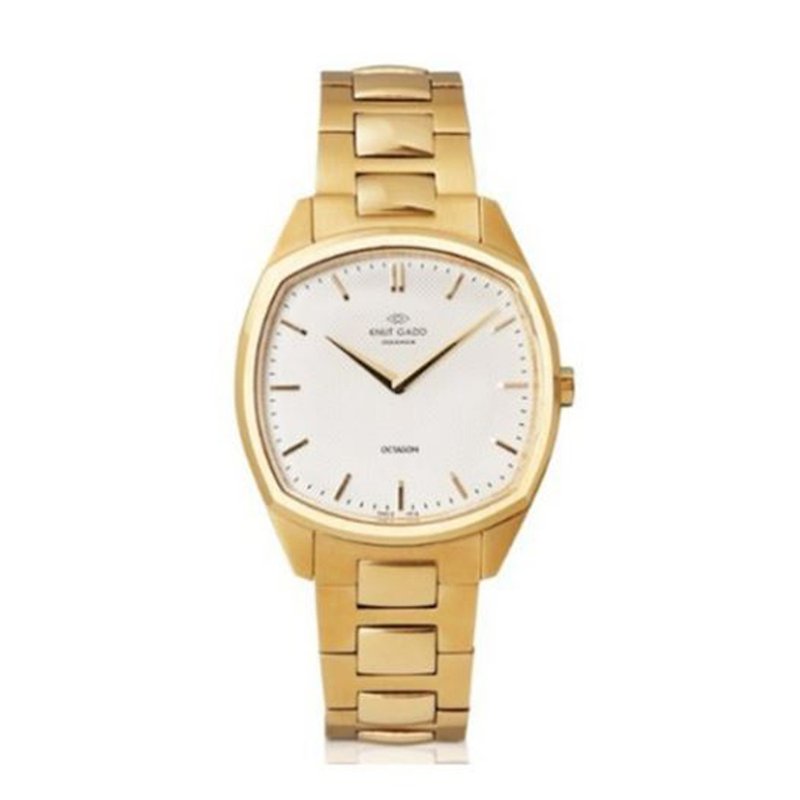 Swedish Design Watch Octagon Series Simple Fashion Watch Champagne Gold/35mm TPA-0021 - นาฬิกาผู้หญิง - โลหะ สีทอง