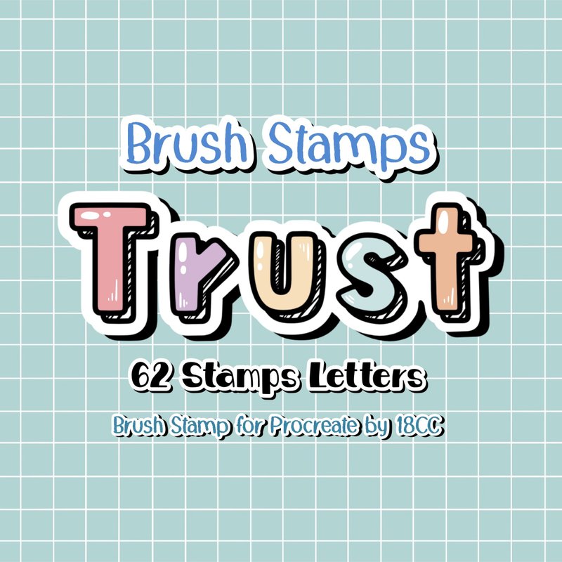 Trust Letters for Procreate - 其他數位商品 - 其他材質 