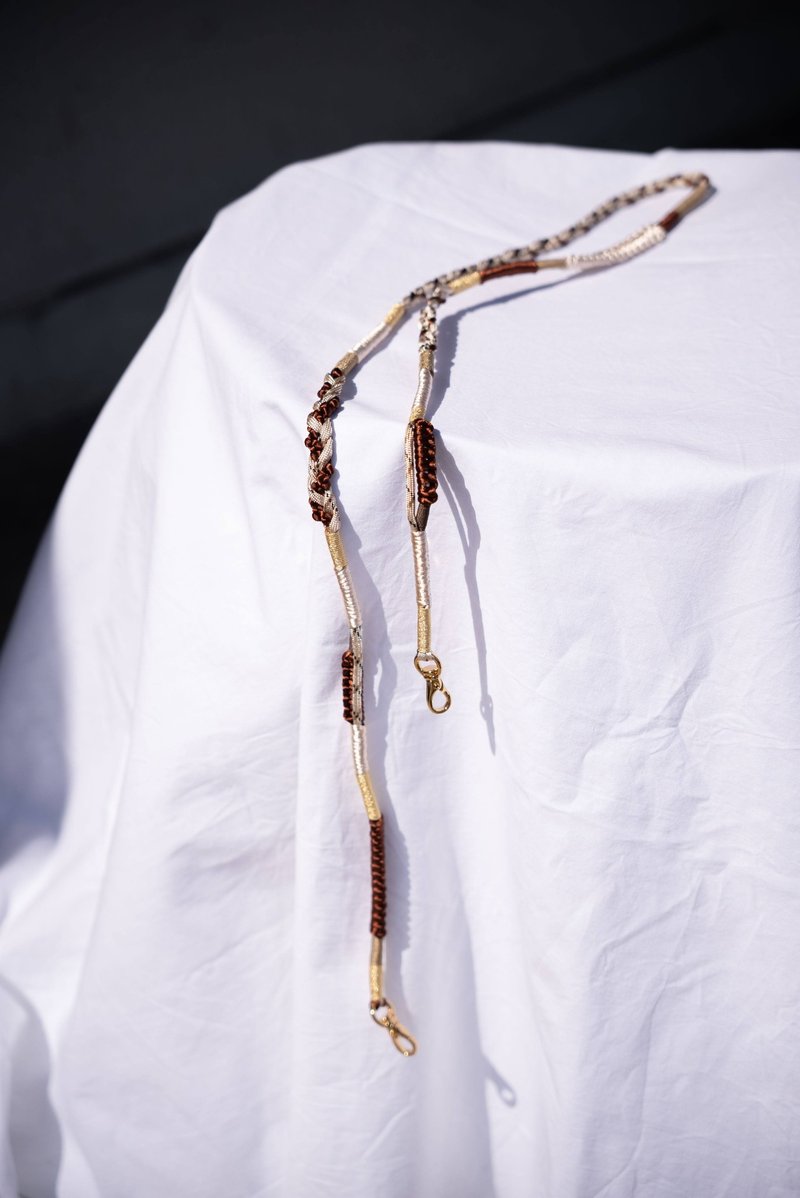 MULTI STRAP 120 -brown-　ストラップ - 手機掛繩/背帶 - 其他人造纖維 