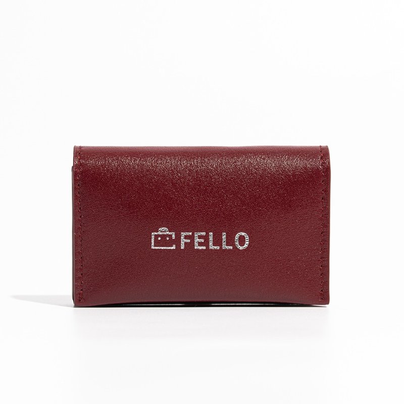 Multi Wallet - Burgundy - Wallets - Genuine Leather Red