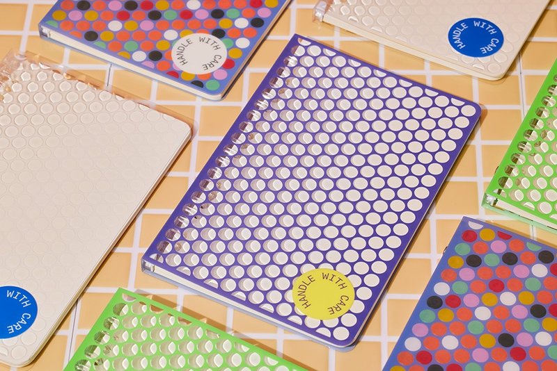 川水木日一 Bubble 活頁筆記本 - 筆記本/手帳 - 其他材質 多色