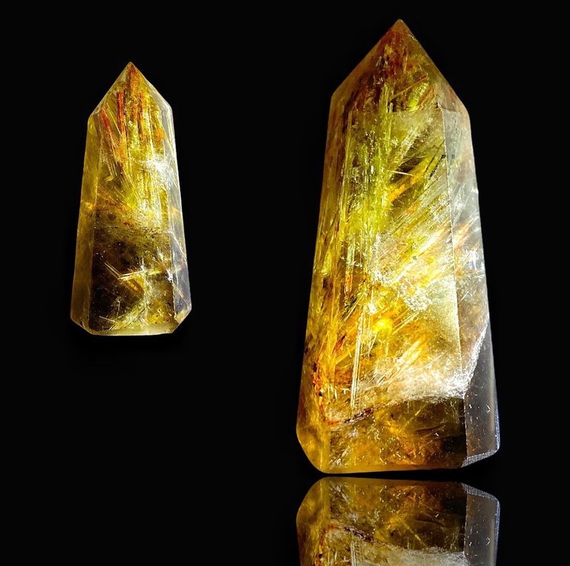 OLINA DESIGN稀有 彩碧璽髮晶 水晶柱 碧璽柱 能量發射器  彩碧璽 - 擺飾/家飾品 - 水晶 多色