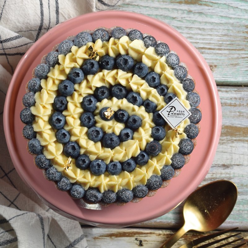 食感旅程 Palatability 轉圈圈藍莓塔 6吋 - 蛋糕/甜點 - 其他材質 多色