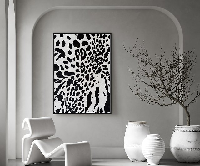 Psychedelic Leopard Print Room