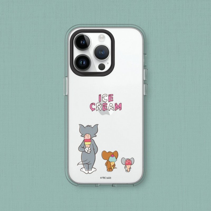 Clear透明防摔手機殼∣湯姆貓與傑利鼠/Ice Cream for iPhone - 手機配件 - 塑膠 透明