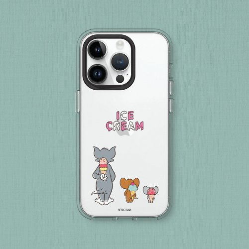 犀牛盾RHINOSHIELD Clear透明防摔手機殼∣湯姆貓與傑利鼠/Ice Cream for iPhone