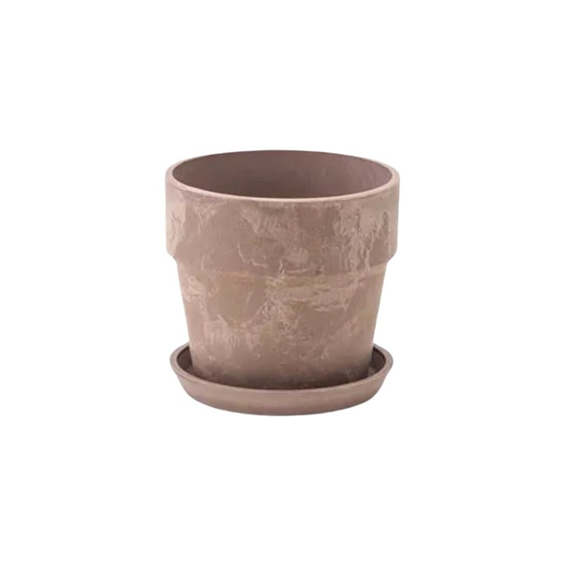 [Japan POSHLIVING-PLUSthegreen] Environmentally friendly urban plant flower pot/cinnamon シナモン - Plants - Plastic White