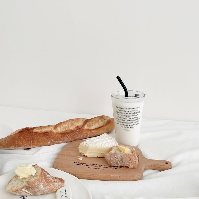 JIN CHA GOD 極簡玻璃吸管杯 In nothing be anxious - 其他杯子 - 棉．麻 透明