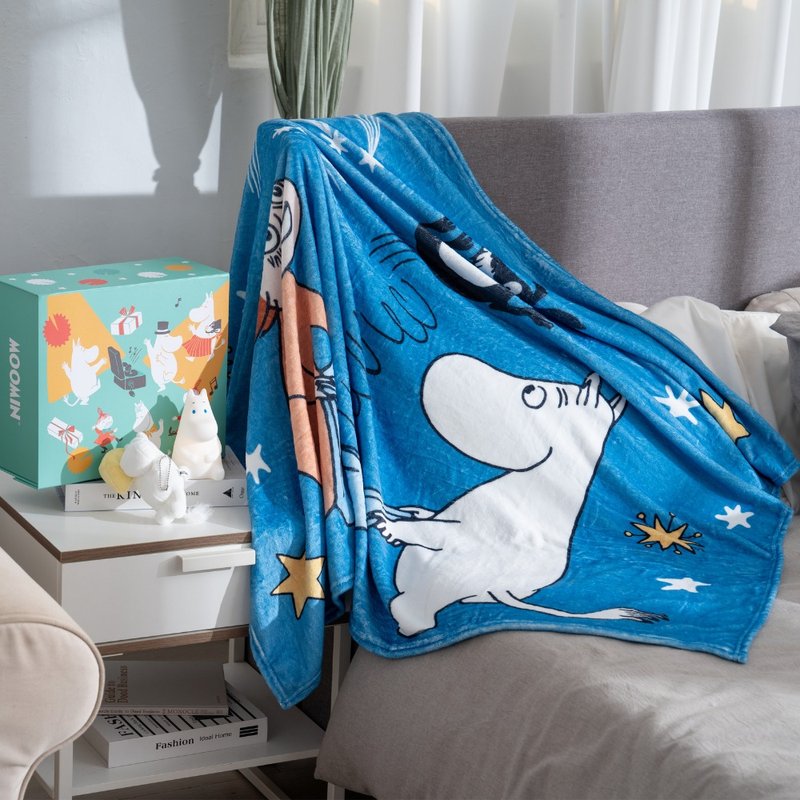 【禮物派對】MOOMIN授權 | 晚安禮盒 - 棉被/毛毯 - 其他材質 