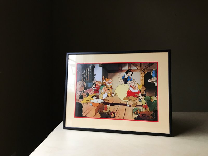 90s白雪公主七矮人掛畫 - 擺飾/家飾品 - 其他材質 多色