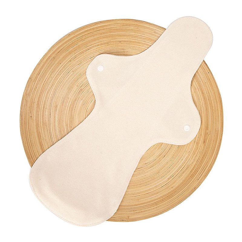 布生理用ナプキンナイトバタフライウィング（ワンピース） - 生理用品 - コットン・麻 ホワイト